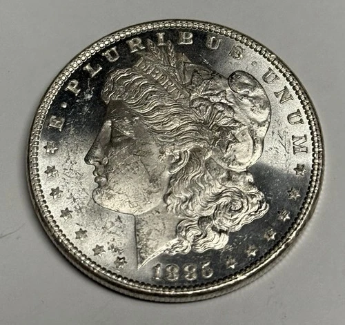 PROOF-LIKE 1885-P Morgan Silver Dollar (all original), U.S. $1 Coin MS BU PL