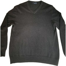 Bloomingdale's Men's Large 100 Cashmere Pullover Knit Sweater Nice Soft