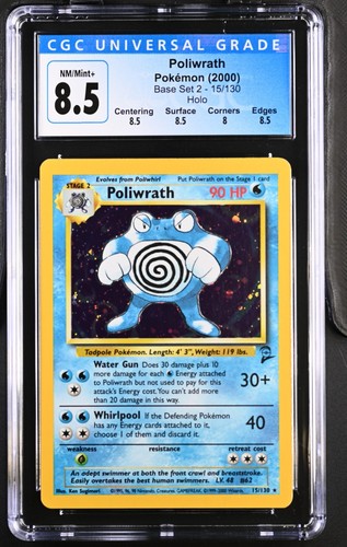 Poliwrath graded CGC 8.5 for sale on eBay