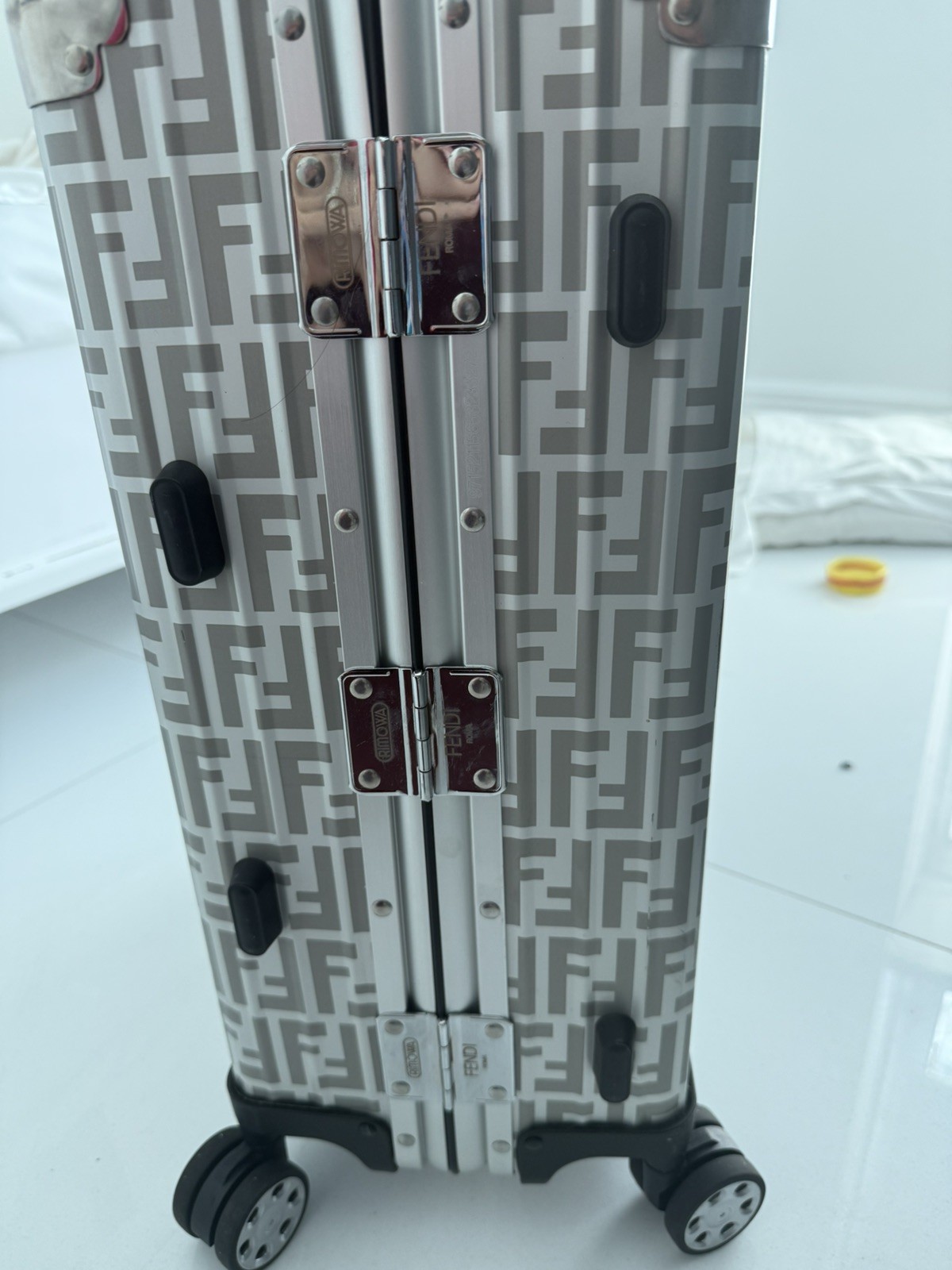 Rare RIMOWA x FENDI Monogrammed Cabin Carry on Suit Case Trolley Luggage 2019 thumbnail 12