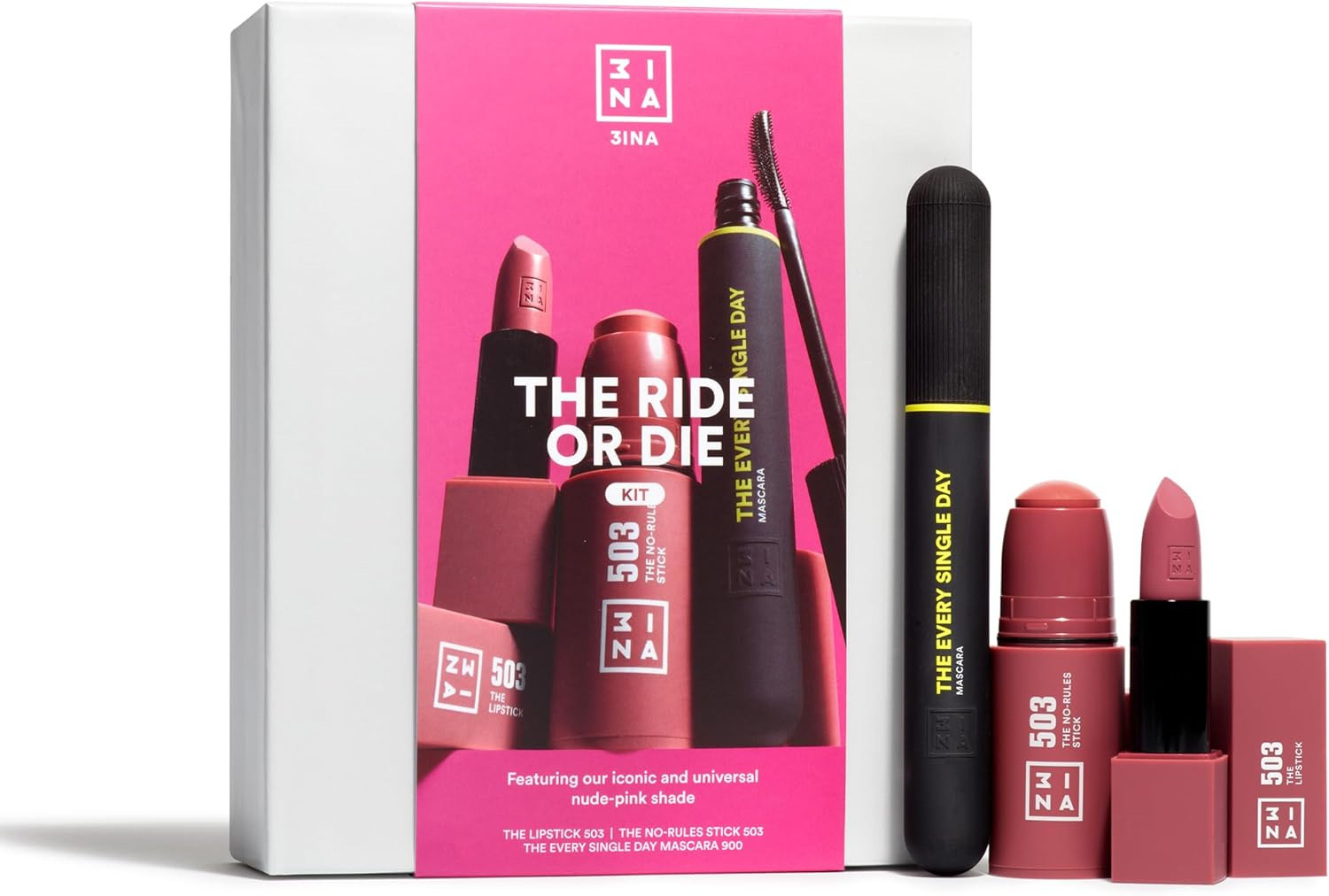 Kit Regalo 3INA 503: Il Set Trucco Ride or Die per Lei