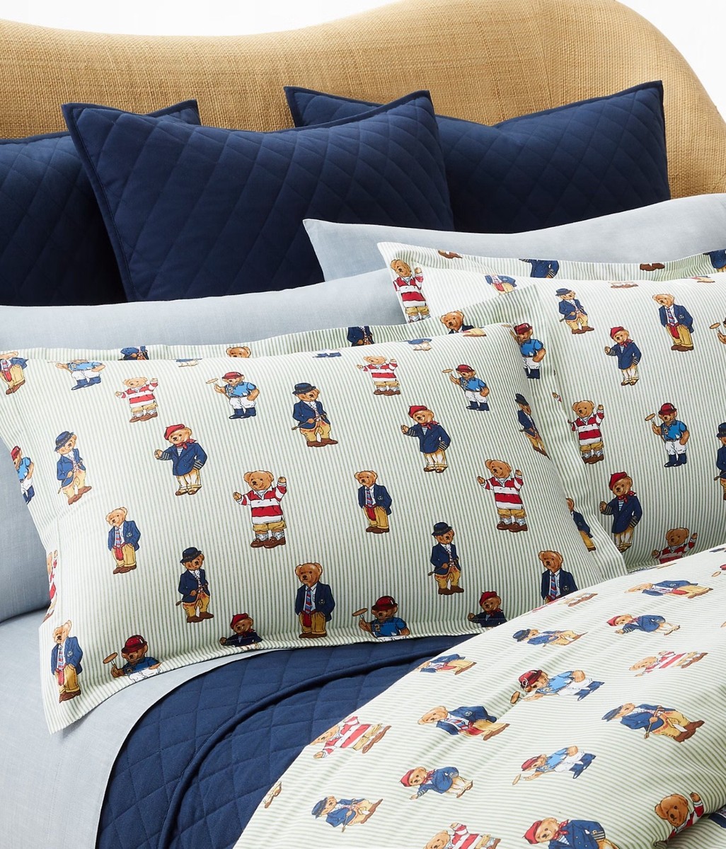 Lauren Teddy Bear Polo Bed Set Queen Polo Teddy Polo Bear Sheets
