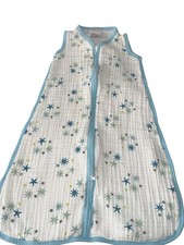 aden  anais Starry Sleep Sack with Blue Trim 0-6Months