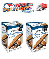 2 pack Nonni's Almond Chocolate Biscotti, 24 ct. Total 48 count FREE shipping