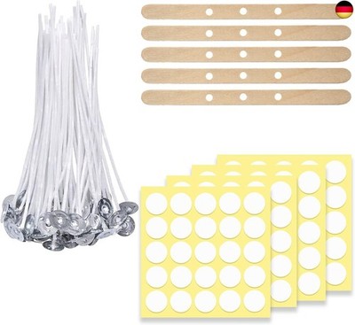 100 Stück 12 cm Kerzendocht Cotton Candle Wick für die Kerzenherstellung Candle 