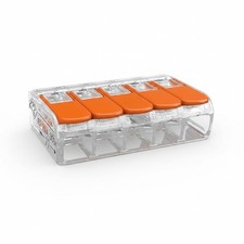 Wire Connectors, 25pcs, 5 Conductor for Solid  Stranded Conductors