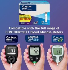 Contour Next Blood Glucose Test Strips 70ct Exp 01/2027 SHIPS FAST       