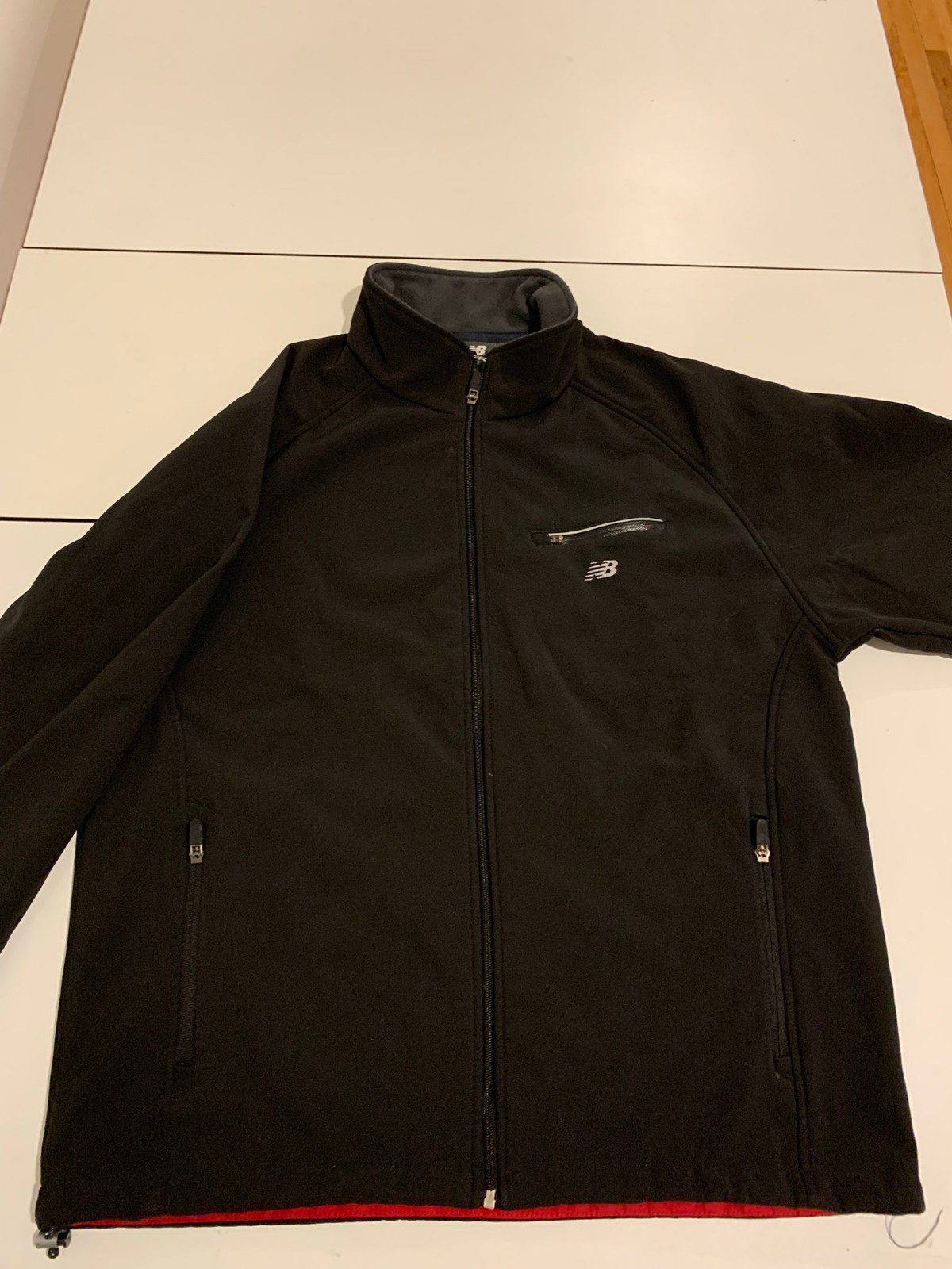 New Balance Jacket Large Black Softshell Outdoor … - image 10