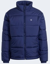 adidas Originals Padded Puffy Jacket Men’s Night Sky Blue Full Zip M BNWT H13552