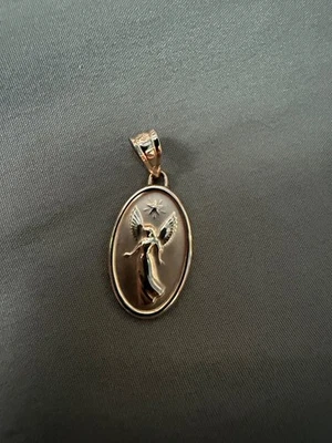 14k Gold Schutzengel Anhänger - Bild 1 von 4
