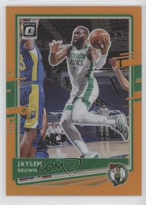 2020-21 Panini Donruss Optic Orange Prizm 126/199 Jaylen Brown #127 8d4