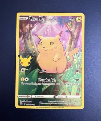 Pikachu #005/025 - Celebrations Classic Collection Full Art Holo