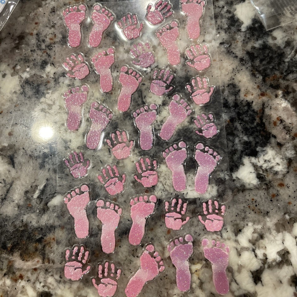 Baby Boy & Girl Sticker Lot Scrapbooking Stickers Crafts Baby Shower ...