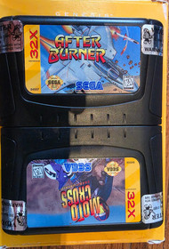 Excellent Carts! Sega 32X Games Complete in Box CIB - After Burner & Motocross