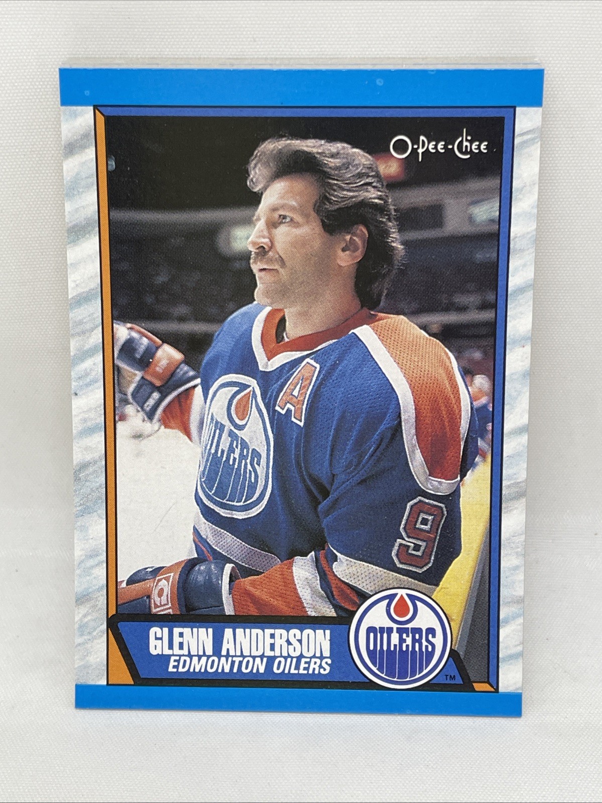 1989-90 O-Pee-Chee #226 GLENN ANDERSON - Edmonton Oilers - HOF