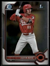 2022 Bowman Draft #BDC-13 Justin Boyd Chrome