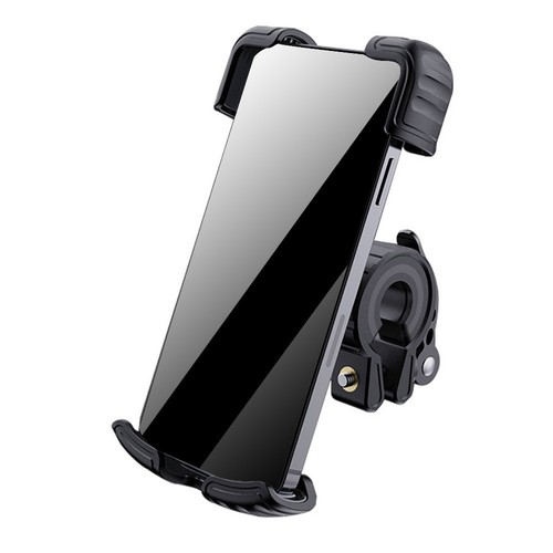 Aluminum Alloy Mount Anti-Shake Holder Motorcycle Rides Double Locking Structure