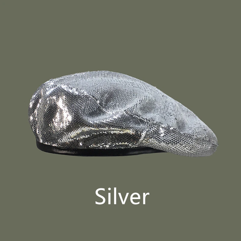 Sequin newsboy on sale hat