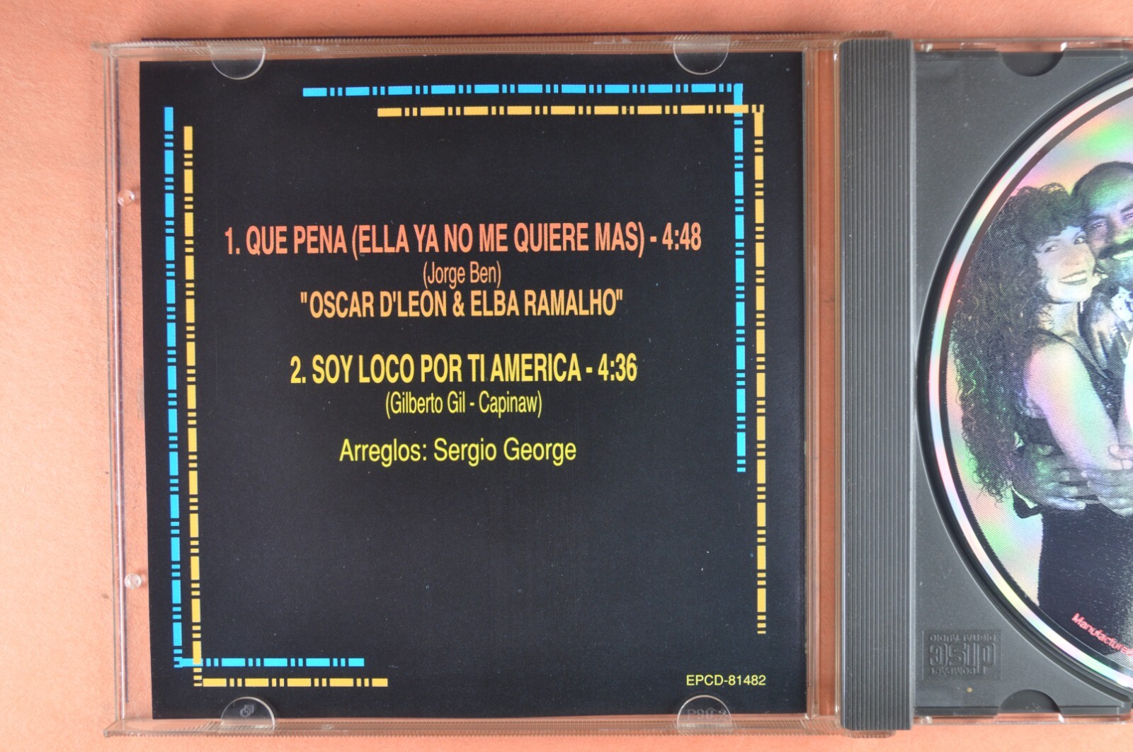 OSCAR D'LEON En Brasil Con Elba Ramalho "Salsa Brasilera" LATIN CD