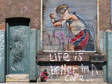 art painting  A0 Poster  Andy Baker Street Life better Art Graffiti