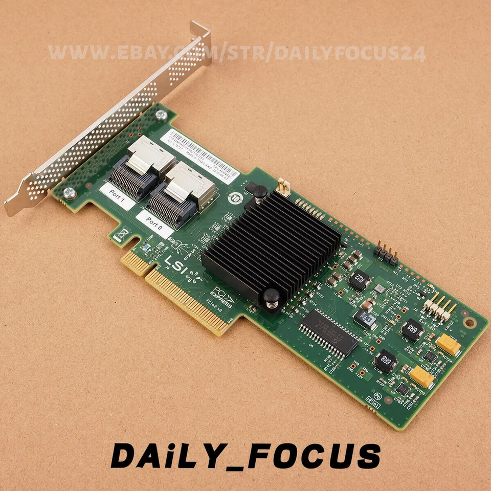 LSI 9220-8i 6Gbps FW:P20 9211-8i IT Mode HBA For IBM M1015 ZFS FreeNAS unRAID - Image 2 of 4