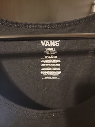VANS Get There In Vans Black Muscle Shirt Size S NWT - Picture 2 of 4