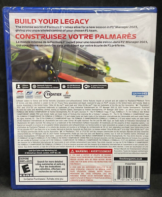 F1 Manager 2023 Pour PlayStation 4 (PS4) - Jeu De Gestion/stratégie - Neuf Sous Blister
