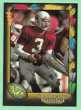 1991 Wild Card Premier Edition Football Timm Rosenbach #85 Cardinals👍