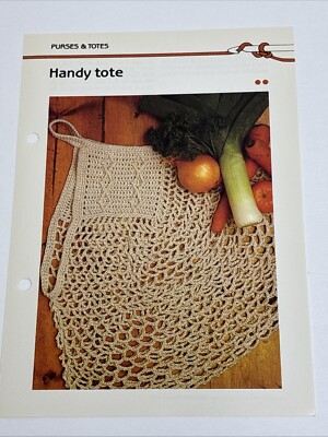 Handy Tote Crochet Pattern Card Marshall Cavendish