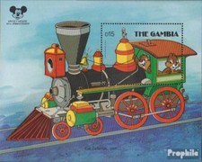 Gambia Block41 (kompl.Ausg.) postfrisch 1987 60 Jahre Micky Maus