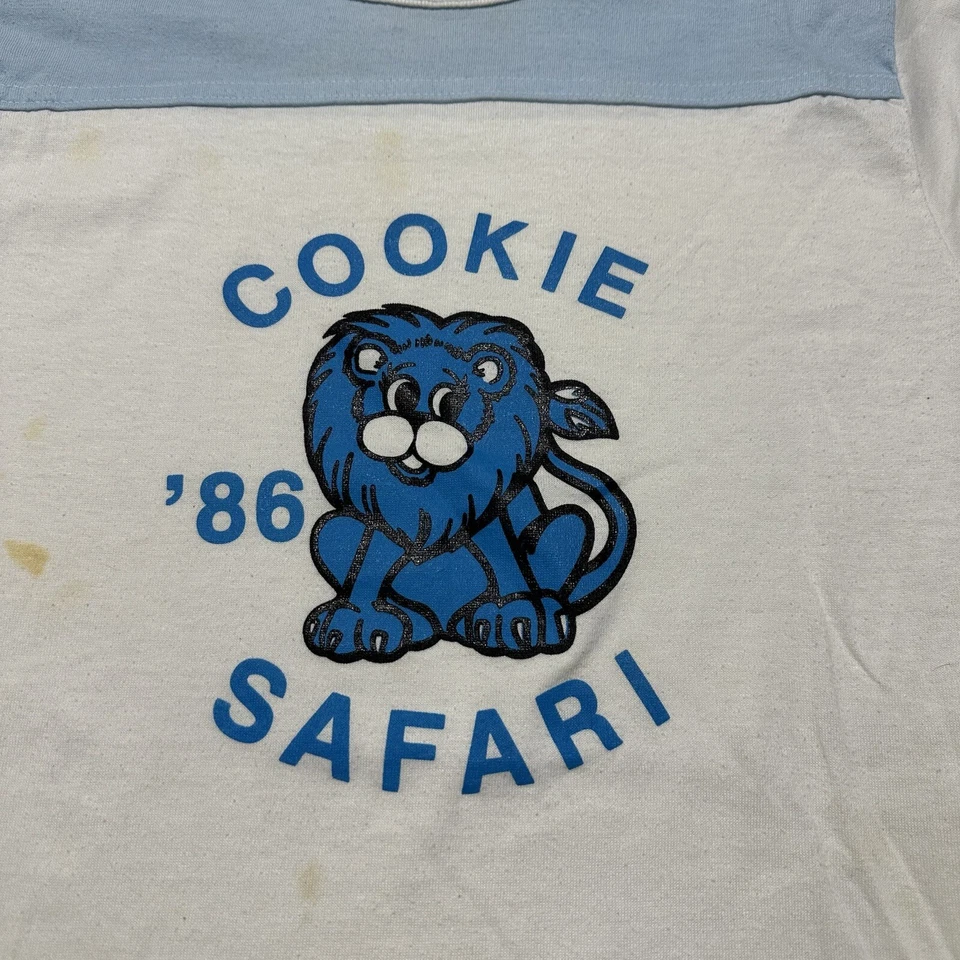 Camiseta vintage Girl Scout Cookie Safari para mujer talla L hecha en EE. UU. Foto 2 de 4