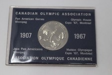 1907-1967 Canada Expo Centennial Token Sealed Canadian Olympic Association Medal