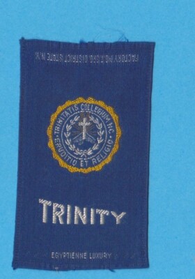 1910s S25 tobacco / cigarette / college silk TRINITY Nice!!
