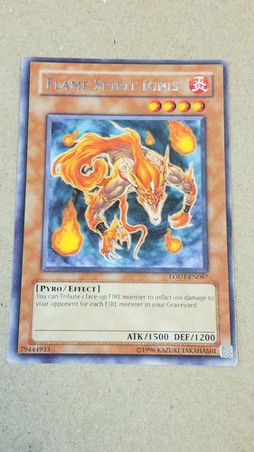 Yu-gi-oh Flame Spirit Ignis Yu-Gi-Oh! - Flame Spirit Ignis (LODT-EN087) - Luz De Yu-Gi-Oh Trading Card Game