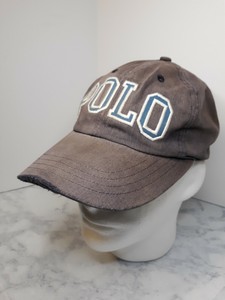 brown ralph lauren polo hat