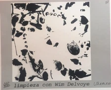 José Vincench Barrera screenprint  ̈Cleaning, 1998 ̈, Huella Multiple