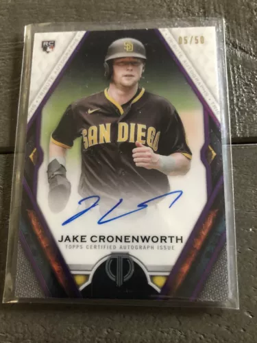 2021 topps tribute jake cronenworth auto card ta-jcr #/50