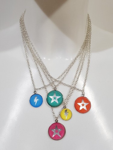 VIROMY Collier D'Étoiles Pour Femmes,Collier Pendentif Personnalisé Or