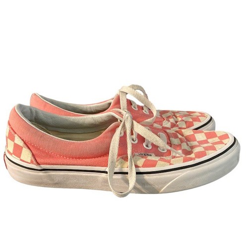 vans era tonal checkerboard skate shoe true white