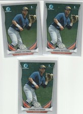 THAIRO ESTRADA (3) 2014 Bowman Chrome 1st TRUE Rookie Card RC SF Giants YANKEES!