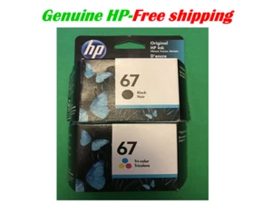 Genuine HP 67 Ink Cartridge Combo Pack for HP 2755 4155 6055 6458 printer