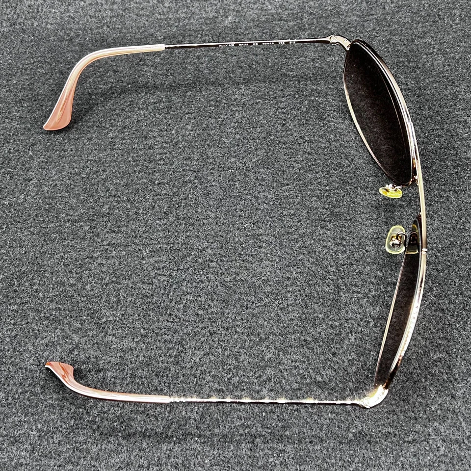 Gafas de sol Kate Spade Ally 3/S doradas con lentes degradadas 60-15-135 aviador usadas Foto 4 de 4