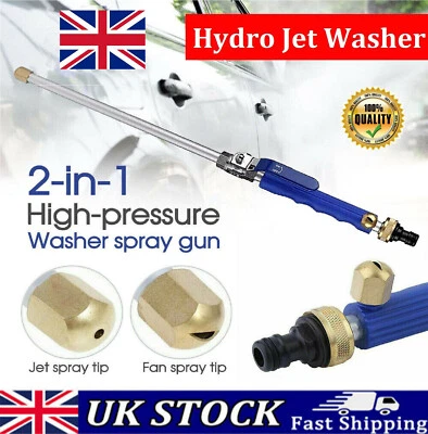 Hydro Jet High Pressure Power Washer Water Spray Gun Nozzle For Car Garden Hose