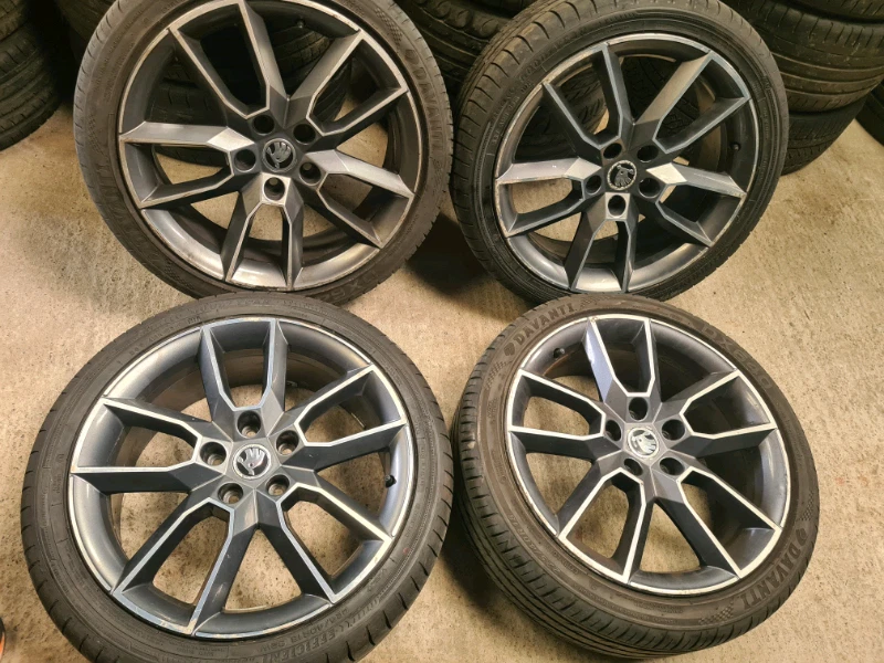 18" SKODA VRS GENUINE ALLOY WHEELS