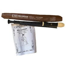 LMI Recorder Soprano 46001 4000000 in Original Vinyl Case With Instructions