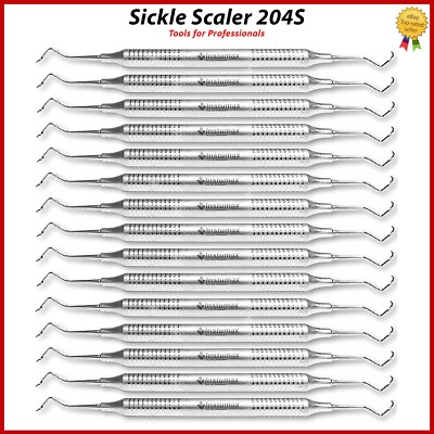 Sickle Scaler 204S Dental Hand Instruments Pro Periodontal Hygiene Tool Pick