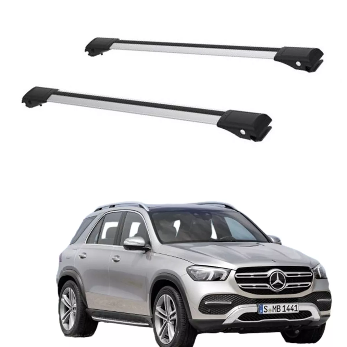 Mercedes gle roof rack cross bars sales