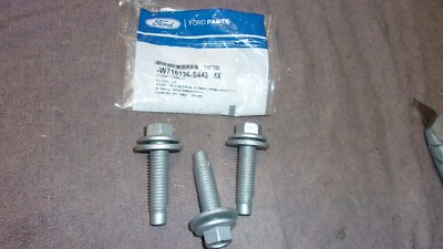 FORD. W716136-S442. (see models below). 3  front upper engin mount bolts. NOS