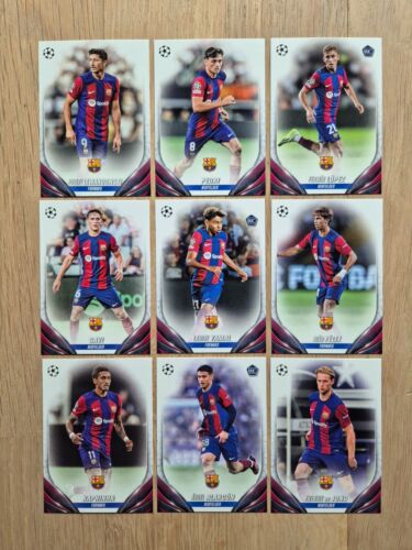 Topps UCC Flagship 2023-24 - FC Barcelona 9 Cards Lot Mix - Lamine Yamal - Bild 1 von 1