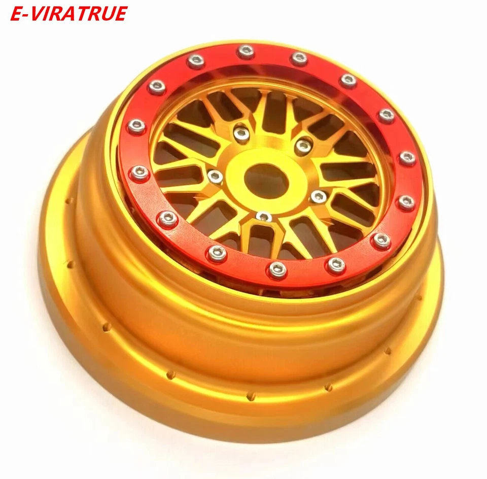 E-VIRATRUE Aluminum Bead Lock Wheel For Losi Super BAJA REY 1/6  (1pcs) - Image 3 of 4